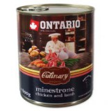 ONTARIO Culinary Minestrone Chicken and Lamb konzerv 800 g
