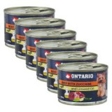 ONTARIO konzerv - Marhahús cukkinivel és lenmagolajjal, 6 x 200g