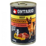 ONTARIO kutyakonzerv, marha, burgonya és olaj - 400g