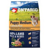 ONTARIO Puppy Medium Lamb & Rice 2,25kg