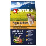 ONTARIO Puppy Medium Lamb & Rice 6,5kg