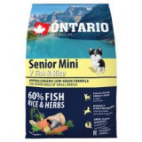 ONTARIO Senior Mini 7 Fish & Rice 2,25kg