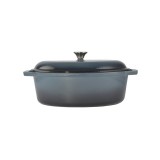 Öntöttvas, zománcozott kacsasütő, sütőtál, 7,5 literes - Ingyenes szállítással