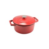 Öntöttvas, zománcozott lábas, 4 literes, 24 cm - Ingyenes szállítással