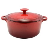 Öntöttvas, zománcozott lábas, 5,2 literes - Ingyenes szállítással