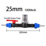 Öntözőcső szűrő különböző hálóval