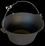 Öntvény gulyás bogrács 10,8 L