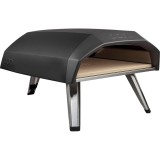 Ooni Koda 12 pizzasütő gép és kemence 1 pizza Fekete, Rozsdamentes acél