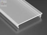 Opál PMMA takaróprofil Széles Led profilokhoz 1 méteres