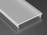 Opál PMMA takaróprofil Széles Led profilokhoz 2 méteres