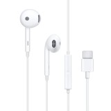 Oppo MH135-3 USB-C vezetékes fülhallgató – Type-C headset mikrofonnal, fehér