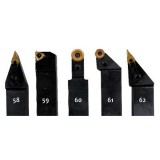 Optimum Eszterga kés készlet 5 darabos keményfém lapkás 25 mm