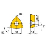 Optimum Keményfémlapka ISO WNMG080408 /5db