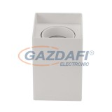 OPTONICA 2003 spot lámpatest szögletes műanyag GU10 fehér IP20 MAX-10W