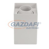 OPTONICA 2007 spot lámpatest szögletes műanyag GU10 fehér IP20 MAX-10W