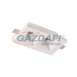 OPTONICA 2067 mennyezeti spot lámpatest süllyesztett, gipsz szögletes opál 2*GU10 MAX-10W