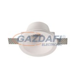 OPTONICA 2069 mennyezeti spot lámpatest süllyesztett, gipsz kerek opál GU10 MAX-35W