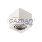 OPTONICA 2072 mennyezeti spot lámpatest, falon kívüli szögletes gipsz GU10 MAX-10W