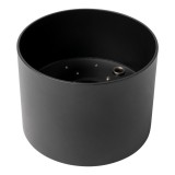 OPTONICA 2082 fix spot falon kívüli alumínium fekete GU10- IP20 MAX-35W