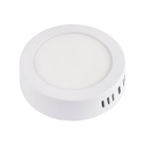 OPTONICA 2401 LED panel, falon kívüli, kerek 6W AC85-260V 50-60Hz 6000K