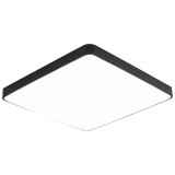 OPTONICA 2921 LED mennyezeti lámpa szögletes 5630SMD 30W AC175-260V 2250LM 4500K - fekete