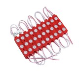 Optonica 3-as lencsés modul, 2835, 160°, 1,5W, IP65 - piros