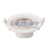 OPTONICA 3290 10W LED COB spot lámpa kerek billenthető AC100-240V 750LM 6000K