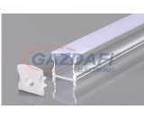 OPTONICA 5175 LED profil alumínium szürke L=2m 17.2x14.4x12mm falon kívüli