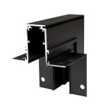 OPTONICA 5409 süllyesztett mágneses sín konkáv sarokelem R20