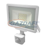 OPTONICA 5938 LED SMD fényvető fehér 30W 2400LM AC220-265V 120° IP65 2700K - mozgásérzékelővel