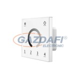 OPTONICA 6361 LED vezérlő, dimmer, távirányítóval, süllyesztett T11 85-265VAC (DMX512-RF 2.4G 4 zónás) IP20 30m hatótáv