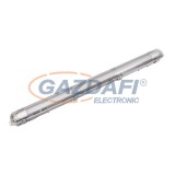 OPTONICA 6735 LED fénycsöves armatúra, üveg bura, egyoldalú bekötés T8 1*120CM 1*18W IP65 6000K