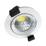 OPTONICA CB3201 süllyesztett LED spot lámpa,billenthető 8W 200-240V 640lm 6000K 60° 95x55mm IP20 A+ 25000h