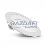 OPTONICA DL2437 süllyesztett LED panel beépített tápegységgel, kerek 12W 85-265V 780lm 6000K 120° ø170x25mm IP20 A+ 25000h