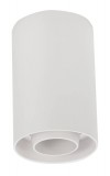 Optonica Falon kívüli, henger alakú lámpatest, GU10-es foglalattal, műanyag, fehér szín, IP20, MAX 10W Ф80x125 mm B