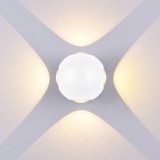 Optonica Fehér fali lámpa,230V, 4W,380LM,3000K - IP54