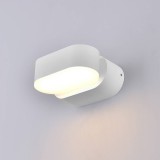 Optonica Fehér fali lámpa,230V, 6W,535LM,3000K - IP54