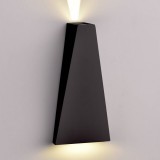 Optonica Fekete fali lámpa, CREE 230V, 6W,305LM,3000K - IP54