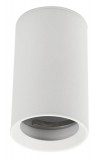 Optonica Felületre szerelhető henger alakú lámpatest, alumínium, fehér, GU10-es foglalat, MAX 35W, IP20, ф60x100 mm