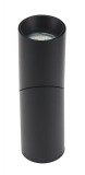 Optonica Felületre szerelhető henger alakú lámpatest, derékszögben hajlítható, fekete, GU10-es foglalat, MAX 35W, IP20