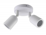 Optonica Felületre szerelhető lámpatest, mozgatható fej, fehér, 2*GU10-es foglalat, MAX 10W, IP20
