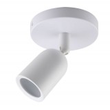 Optonica Felületre szerelhető lámpatest, mozgatható fej, fehér, GU10-es foglalat, MAX 10W, IP20