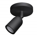 Optonica Felületre szerelhető lámpatest, mozgatható fej, fekete, GU10-es foglalat, MAX 10W, IP20