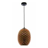 Optonica Függesztett lámpa "Réz" - E27, max. 40W, "Sirály", D220xH275mm