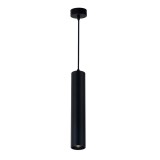 Optonica Függesztett lámpatest GU10-es foglalattal, fekete külső, fekete belső,alumínium,egyenes vég 6*50cm
