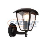 OPTONICA GD9301 falikar, fel, matt fekete, alumínium 1*E27 60W 220V IP44