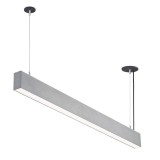 Optonica LED függesztett, sorolható lineáris világítás, 50W, 230V, ezüst - 4000K