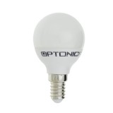 Optonica LED gömb, E14, 6W, 240°, G45 meleg fehér fény - DIMMELHETŐ