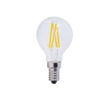 Optonica LED gömb, E14, G45, 4W, meleg fehér fény