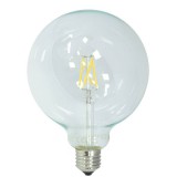 Optonica LED gömb, E27, G125, 6.5W,810LM, meleg fehér fény, FILAMENT